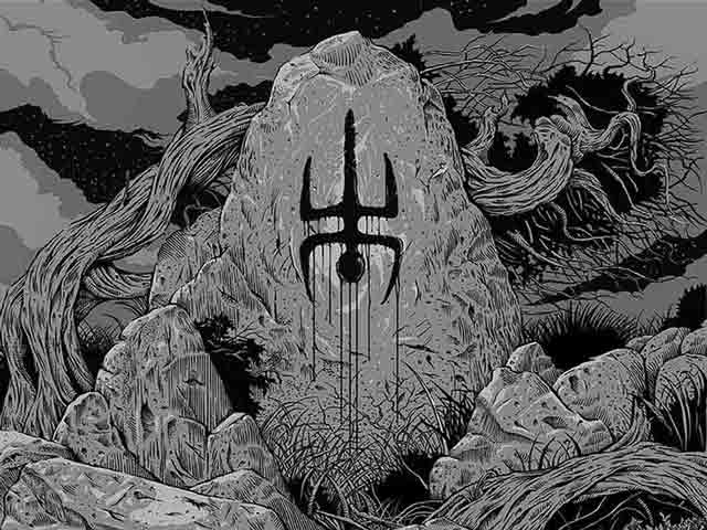 album cover, moebius band